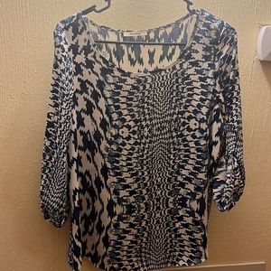 Dizzy Houndstooth Shirt - Sz Lg